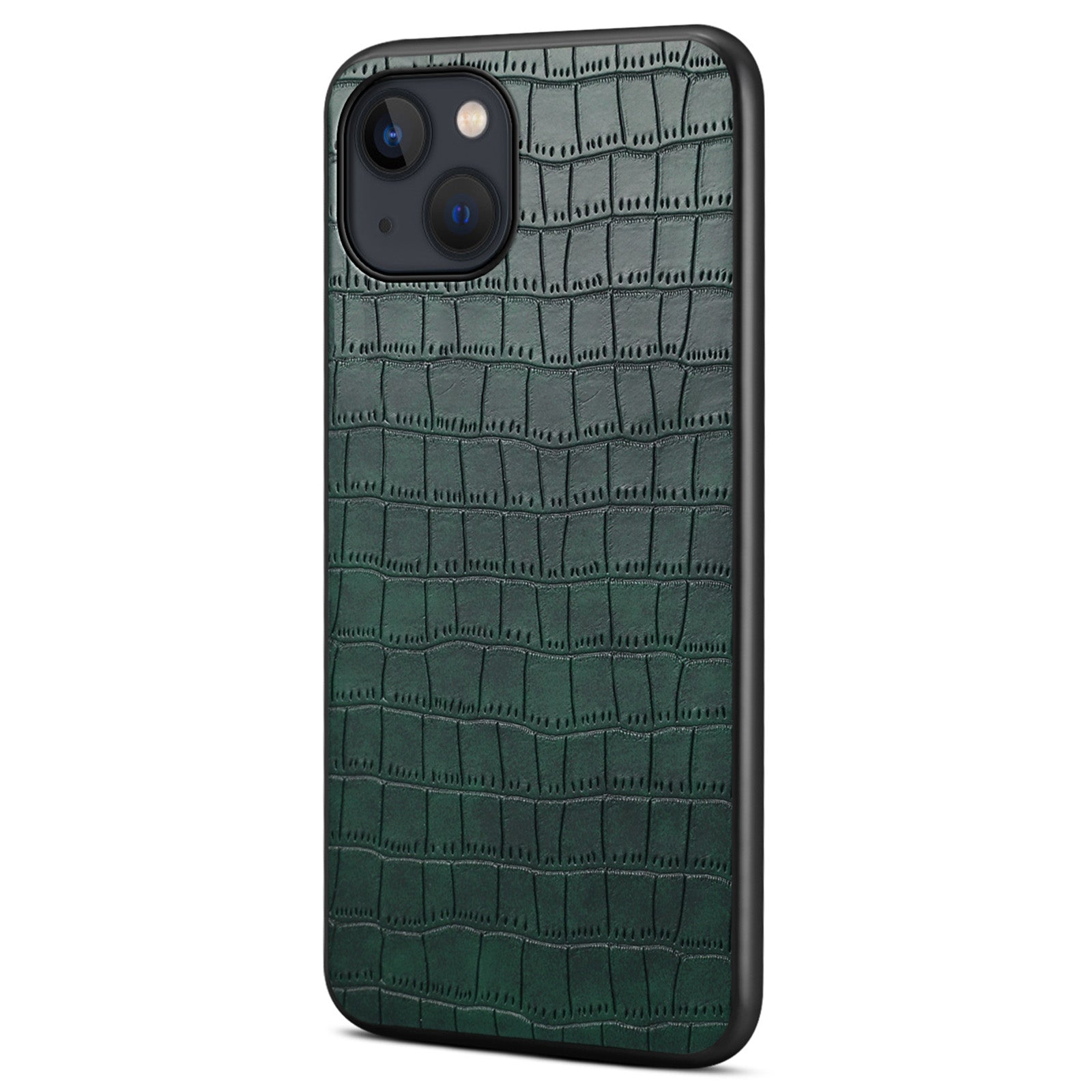 For iPhone 13 6.1 inch Phone Cover PU+PC+TPU Crocodile Textured Shock-Absorbent Back Case For iPhone 13 6.1 inch Phone Cover PU+PC+TPU Crocodile Textured Shock-Absorbent Back Case